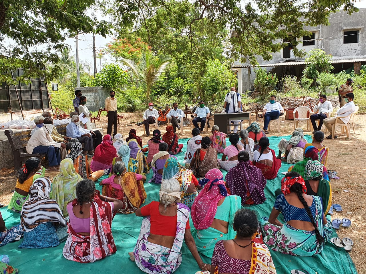 કોવિડ-19 ની મહુવા તાલુકા માં સેવાકીય પ્રવૃત્તિ