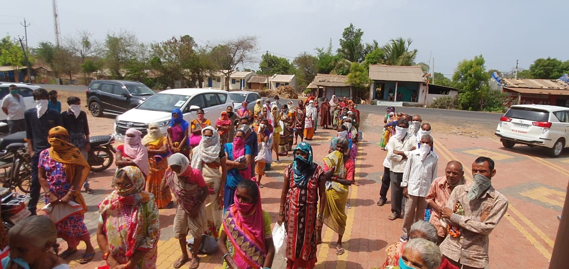 કોવિડ-19 ની મહુવા તાલુકા માં સેવાકીય પ્રવૃત્તિ