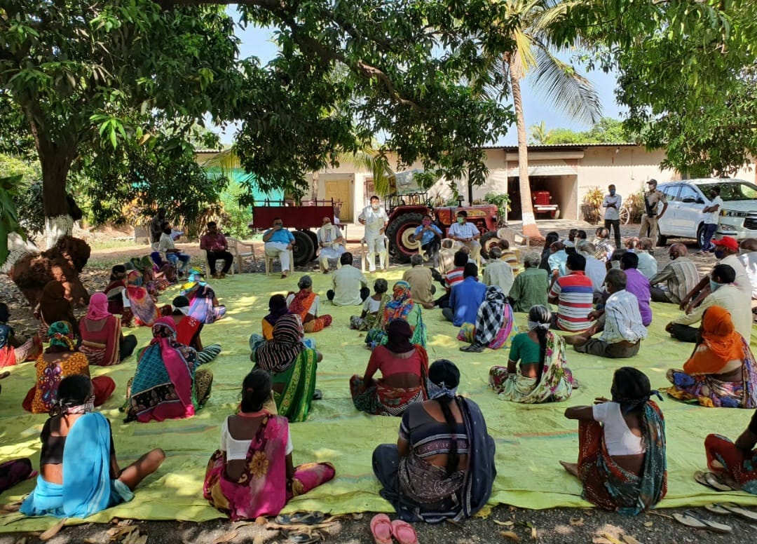 કોવિડ-19 ની મહુવા તાલુકા માં સેવાકીય પ્રવૃત્તિ