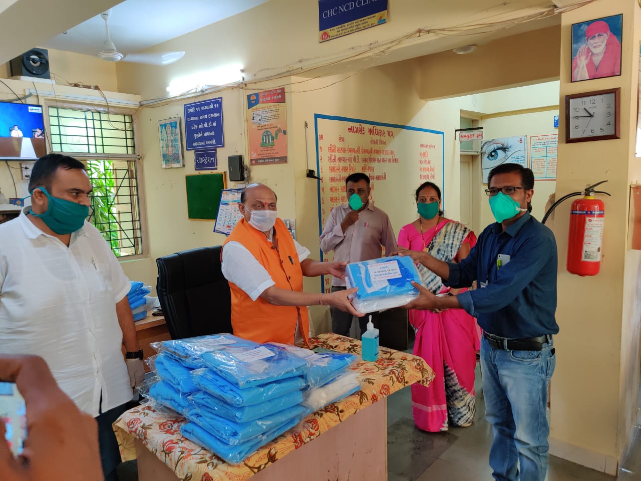 કોવિડ-19 ની મહુવા તાલુકા માં સેવાકીય પ્રવૃત્તિ