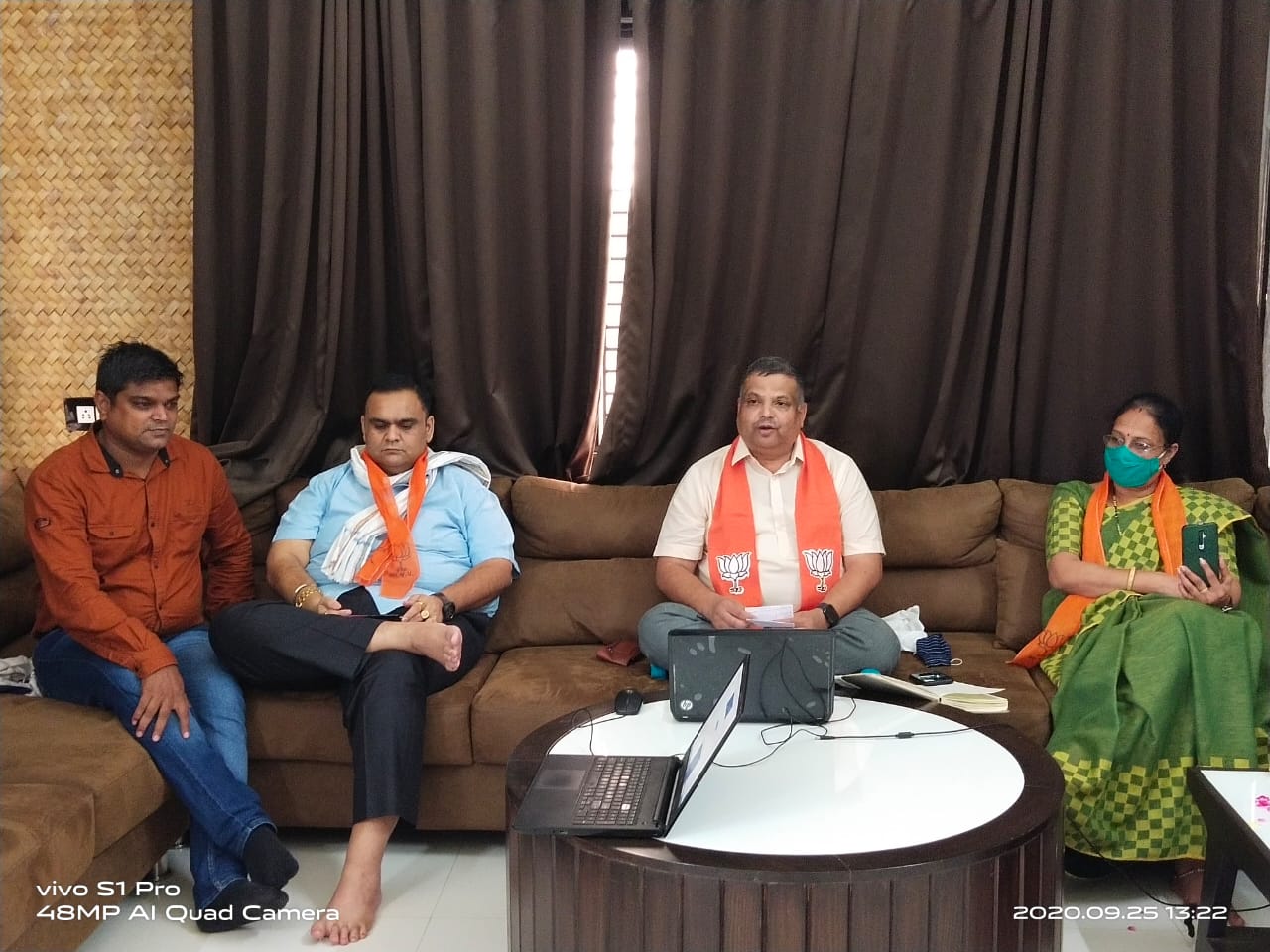 સેવા એજ સંગઠન મહુવા તાલુકા ભાજપા સંગઠન કોવિડ-19 અંતર્ગત ઇ-બુક લોન્ચિંગ