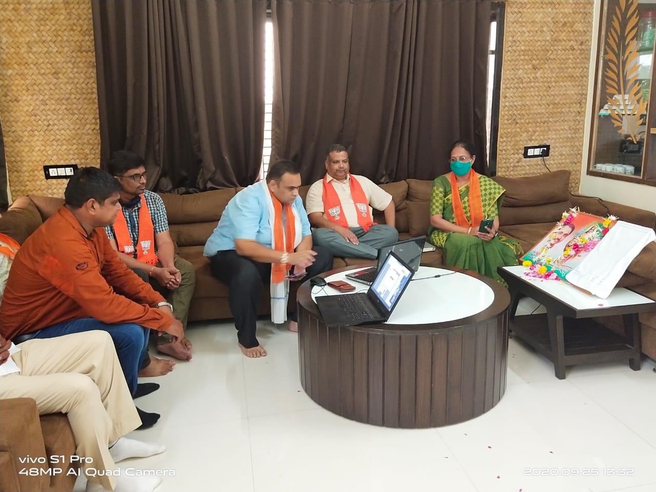 સેવા એજ સંગઠન મહુવા તાલુકા ભાજપા સંગઠન કોવિડ-19 અંતર્ગત ઇ-બુક લોન્ચિંગ