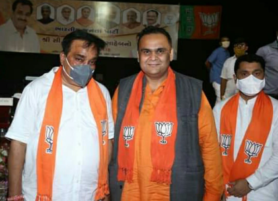 નવ નિયુક્ત ગુજરાત પ્રદેશ ભાજપા પ્રમુખશ્રી સી. આર. પાટીલજીનું સુરત જિલ્લામાં સન્માન સમારોહ