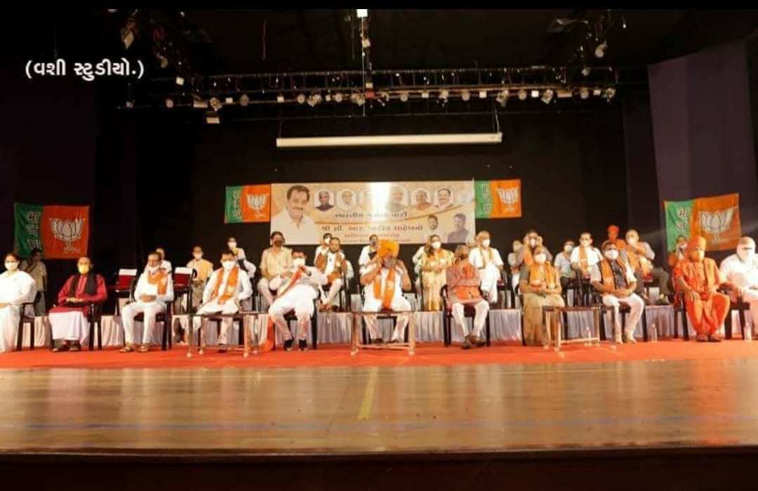 નવ નિયુક્ત ગુજરાત પ્રદેશ ભાજપા પ્રમુખશ્રી સી. આર. પાટીલજીનું સુરત જિલ્લામાં સન્માન સમારોહ