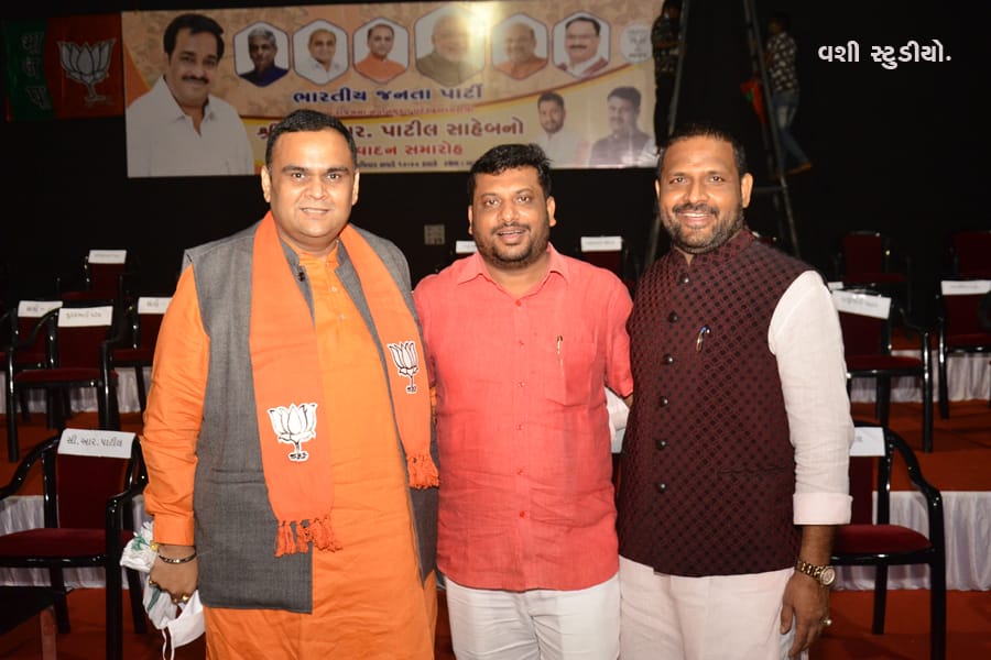નવ નિયુક્ત ગુજરાત પ્રદેશ ભાજપા પ્રમુખશ્રી સી. આર. પાટીલજીનું સુરત જિલ્લામાં સન્માન સમારોહ