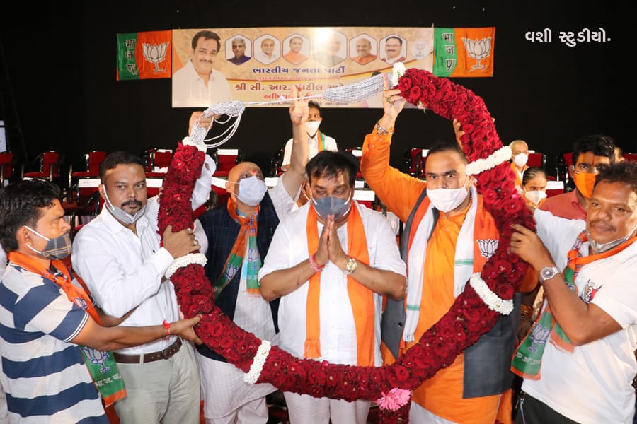 નવ નિયુક્ત ગુજરાત પ્રદેશ ભાજપા પ્રમુખશ્રી સી. આર. પાટીલજીનું સુરત જિલ્લામાં સન્માન સમારોહ 