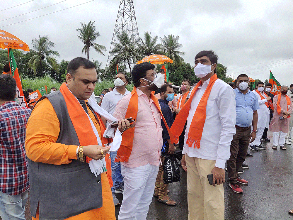 નવ નિયુક્ત ગુજરાત પ્રદેશ ભાજપા પ્રમુખશ્રી સી. આર. પાટીલજીનું સુરત જિલ્લામાં સન્માન સમારોહ 