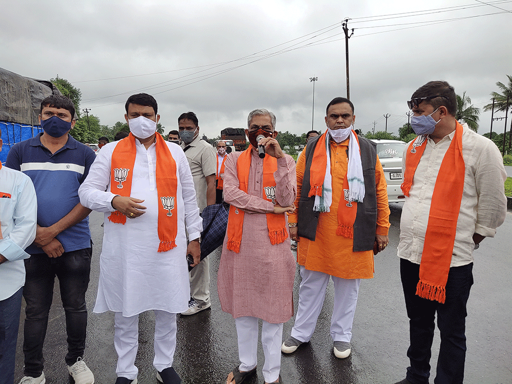 નવ નિયુક્ત ગુજરાત પ્રદેશ ભાજપા પ્રમુખશ્રી સી. આર. પાટીલજીનું સુરત જિલ્લામાં સન્માન સમારોહ 