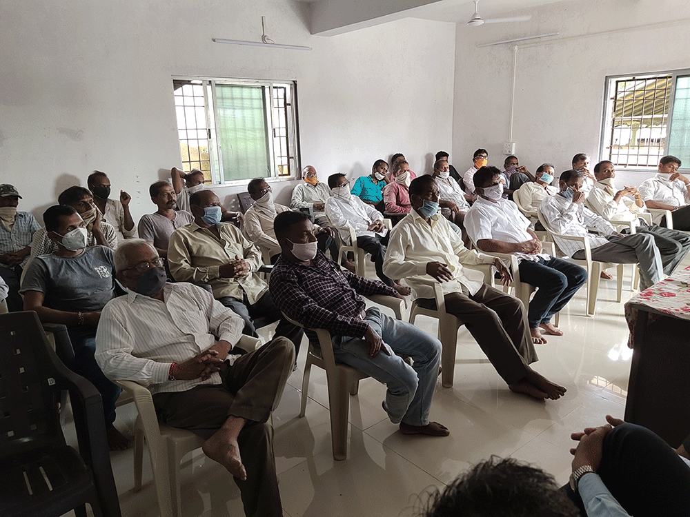 મહુવા સુગર ના મહુવા ઝોન ના ગામો માં ખેડુત શિબિર. 2020