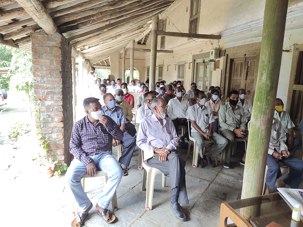 મહુવા સુગર ના મહુવા ઝોન ના ગામો માં ખેડુત શિબિર. 2020